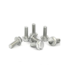 M16 M20 Full thread Dacromet hexagon flange bolt DIN6921